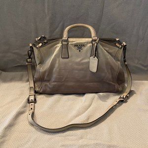 Prada Glace Calf Ghiaccio Sfumata Satchel